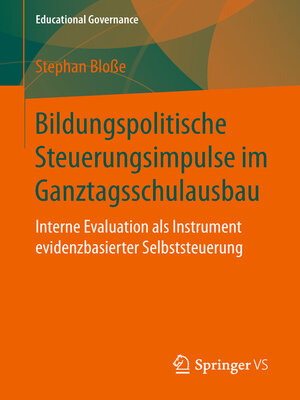 cover image of Bildungspolitische Steuerungsimpulse im Ganztagsschulausbau